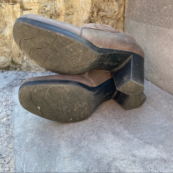 Clarks Flex Brown Pump sz 7.5 - Picture 3 of 8